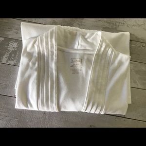 LL Bean Sweater, Women’s Sz XL, White, Loose fit
